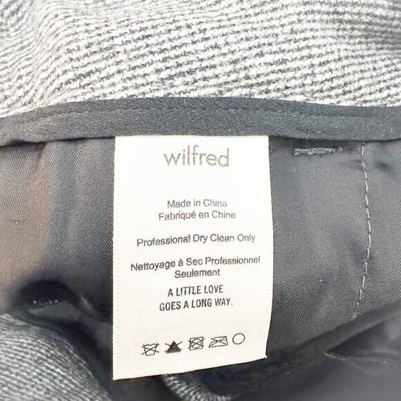Wilfred Wool Cashmere Belted Slack Pants Wff4-6606-37 SIze 2 - Picture 6 of 9